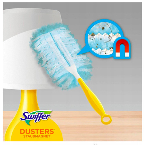 Набір для прибирання Swiffer 2in1 Kit Швабра + 1шт щітка від пилу + 8 шт сухих серветок для сухого прибирання